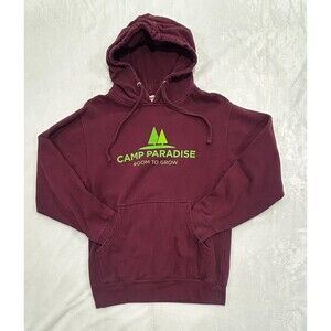 Camp Paradise - Room to Grow - Hoodie Unisex size Small in Maroon